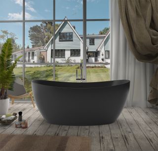 Акриловая ванна Azario GLASGOW GLA16778MB 1700х800х665